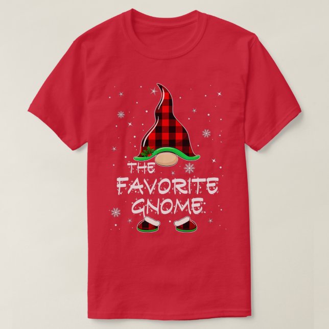 Favorite Gnome Buffalo Play Matching Family C T Shirt (Design framsida)