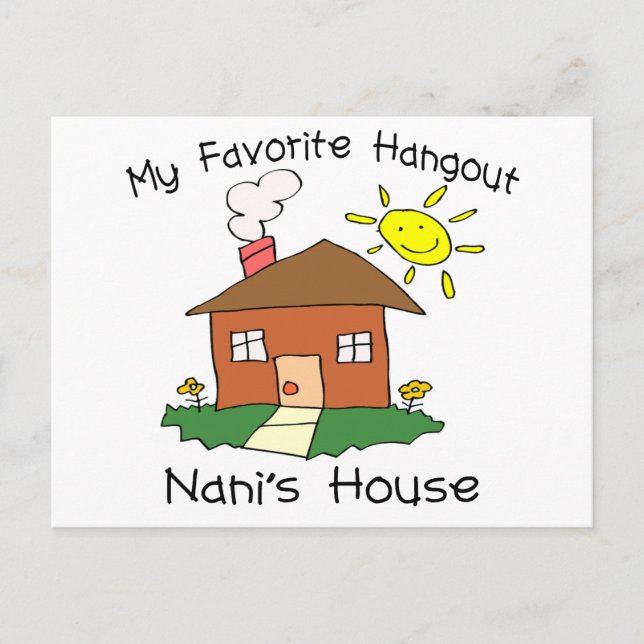 Favorite Hangout Nanis hus Vykort (Framsida)