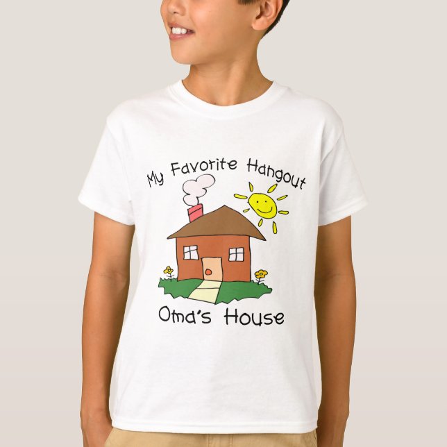 Favorite Hangout Omas hus T Shirt (Framsida)