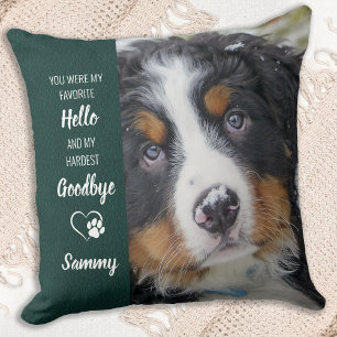 Favorite Hej Hardest Adjö Anpassningsbar Pet Memor Kudde