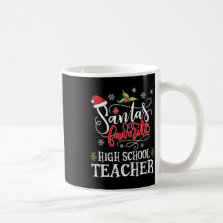 Favorite High School Teacher jul Party Gift Kaffemugg