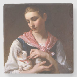 Favorite Kitten (av Émile Munier) Stenunderlägg