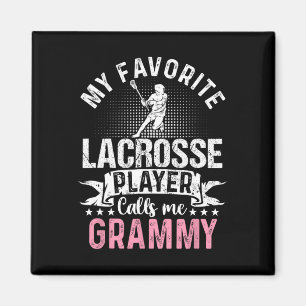 Favorite Lacrosse Player anropar mig Grammy Funny Magnet