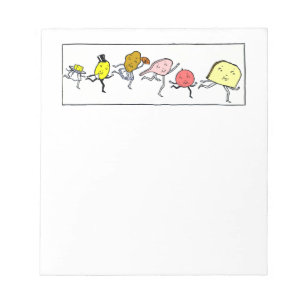 Favorite Mat Vintage Art Anteckningsblock