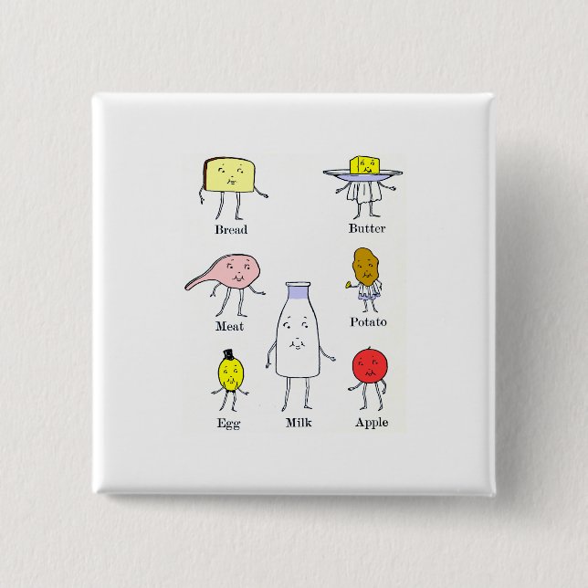 Favorite Mat Vintage Kitchen Art Knapp (Framsida)