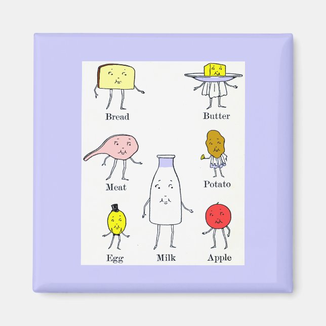 Favorite Mat Vintage Kitchen Art Magnet (Framsidan)