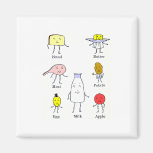 Favorite Mat Vintage Kitchen Art Magnet