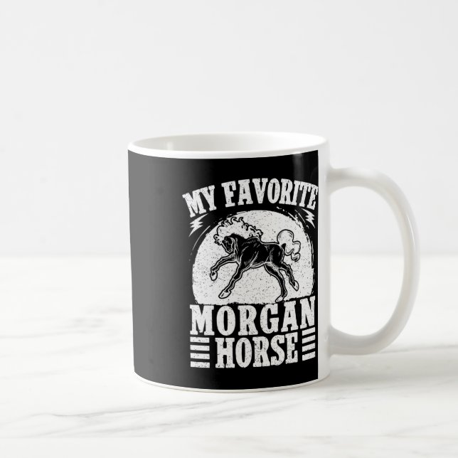  Favorite Morgan Horse Rider Kaffemugg (Höger)