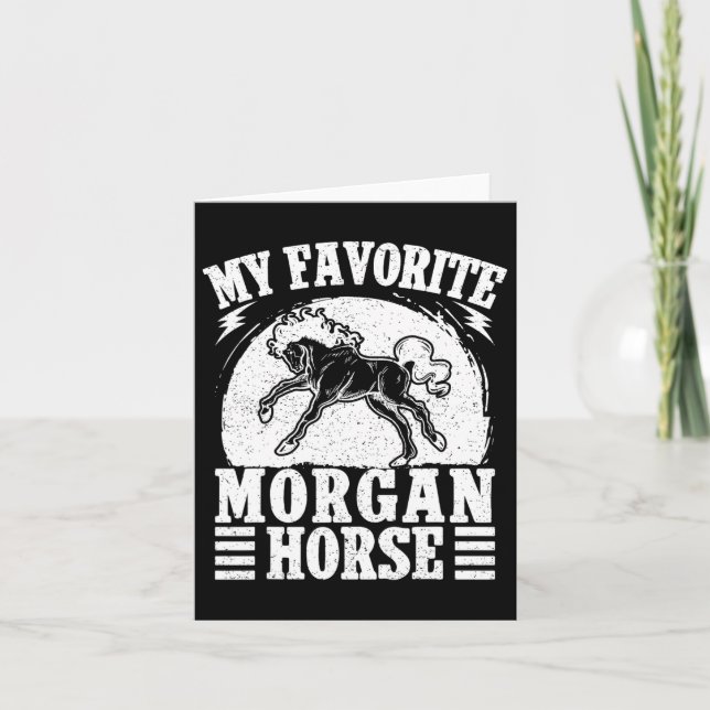  Favorite Morgan Horse Rider Kort (Framsida)