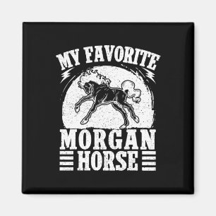 Favorite Morgan Horse Rider Magnet