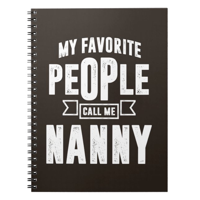Favorite Nanny Anteckningsbok (Framsidan)