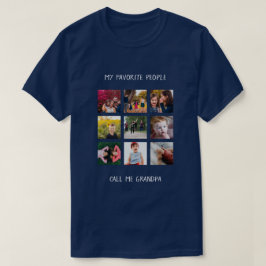 Favorite People Call Grandpa Fars dag Photo T Shirt