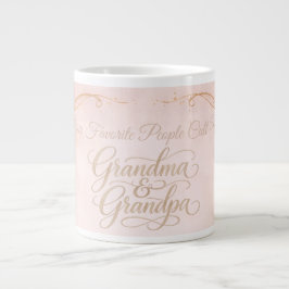 Favorite People - Grandma and Grandpa Mug Jumbo Mugg