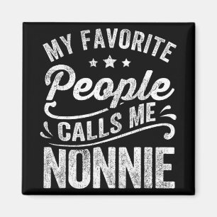 Favorite People kallar mig Nonnie Mors dag Gift Magnet