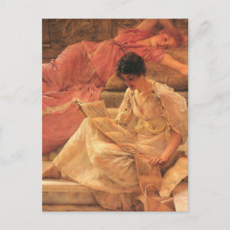Favorite Poet Lawrence Alma-Tadema 1888 Vykort
