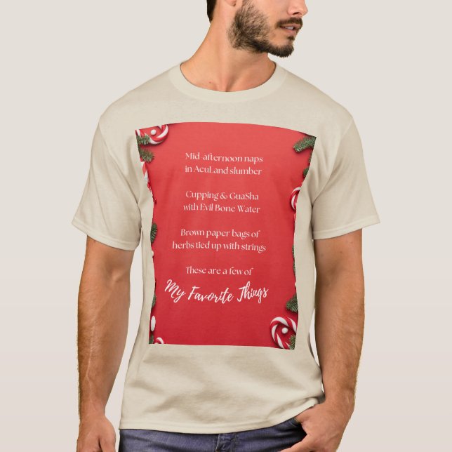 Favorite Sak Acupuncture T Shirt (Framsida)