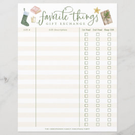 Favorite Sak Gift Exchange Tracker