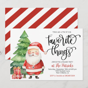 Favorite Sak Santa Julfest-inbjudan Inbjudningar