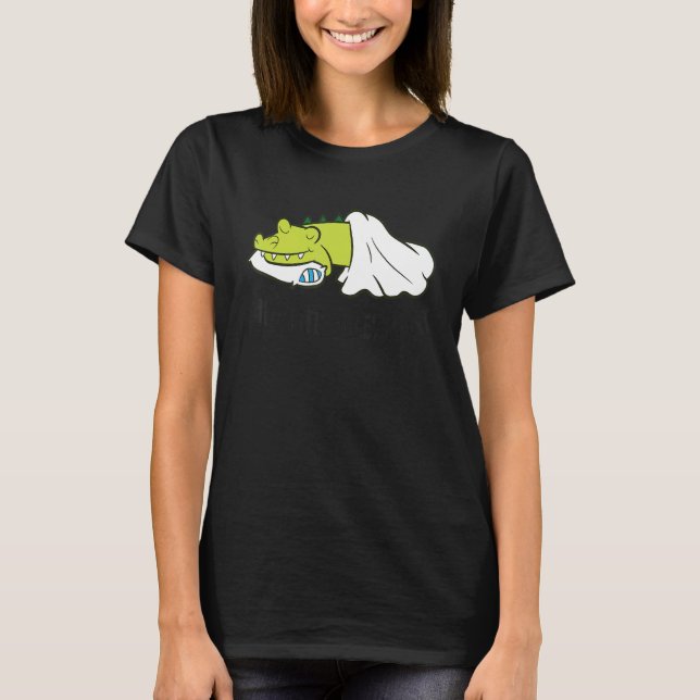 Favorite Sleep Cute Alligator Pajama T Shirt (Framsida)