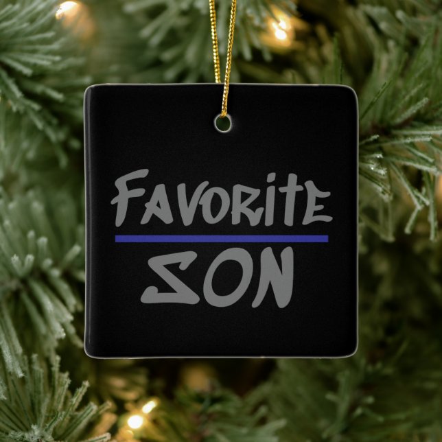 Favorite SON humor broder novelty Julgransprydnad Keramik (Träd)