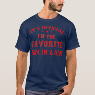 Favorite Son in Law Funny SoninLaw Birthday Gift T Shirt