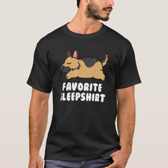 Favorite Ssov German Shepherd Hund T Shirt (Framsida)