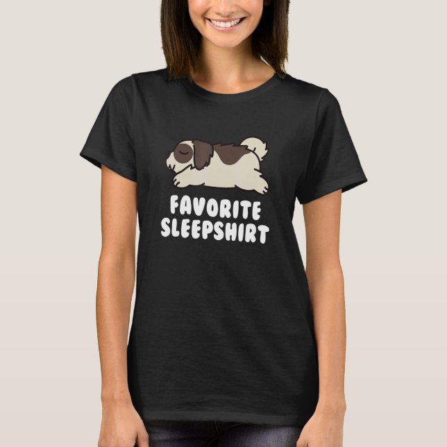 Favorite Ssov Shih Tzu Hund T Shirt (Framsida)