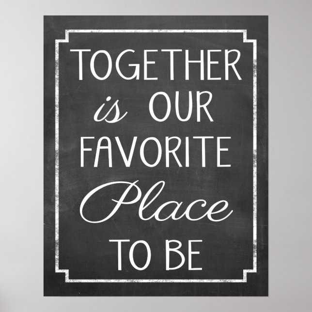 Favorite Ställe Poster (Framsidan)