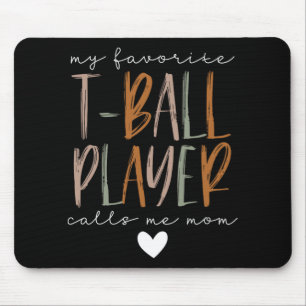 Favorite T-boll Player Ring mig Mamma Baseball Mor Musmatta