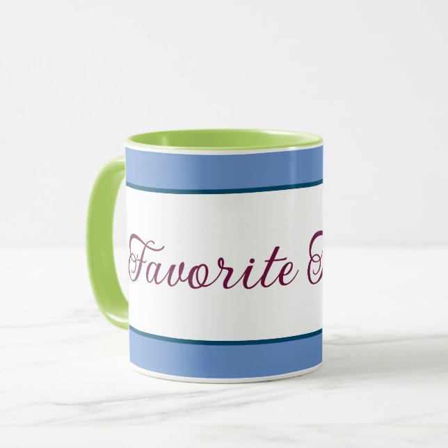 Favorite Teacher Daily Firande Mugg (Framsida vänster)