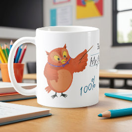 Favorite Teacher Personalize Uggla Kaffemugg
