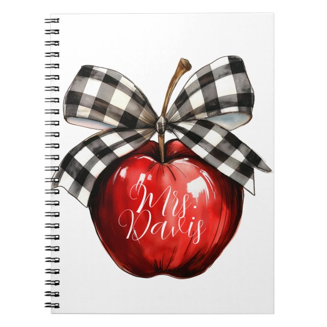 Favorite Teacher Spiral Photo Notebook Anteckningsbok (Framsidan)