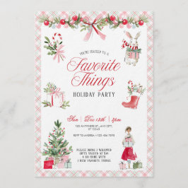 Favorite Things Festive Party Invitation Inbjudningar