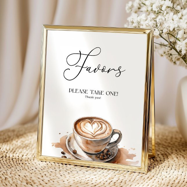 Favoriter Baby Is Brewing Kaffe Baby Shower  Poster (Skapare uppladdad)