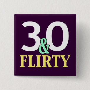 Favoriter för 30 och Vänd 30års födelsedag Knapp
