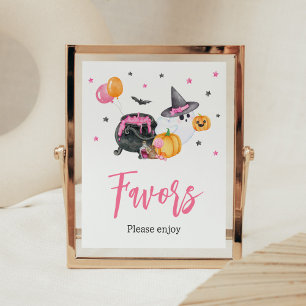 Favoriter för Baby Boo Ghost Baby Shower Favors Poster
