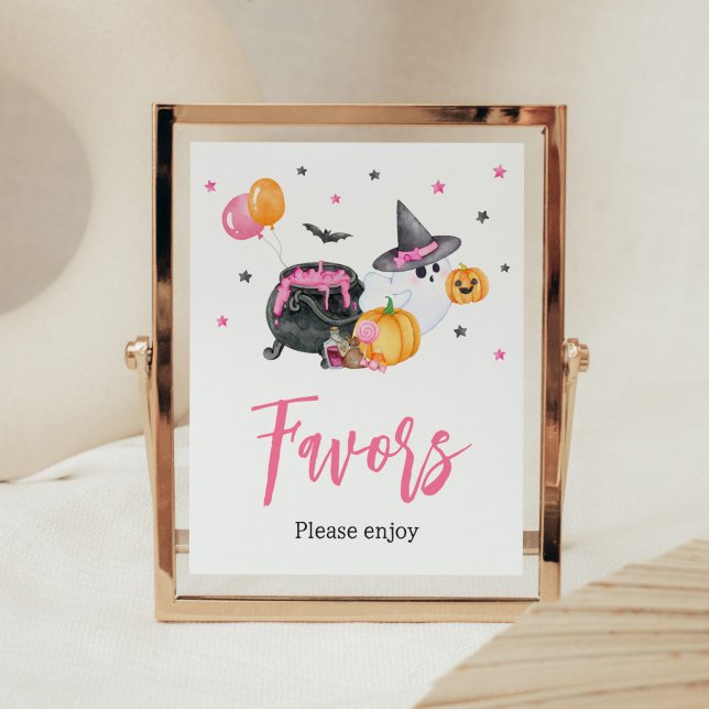 Favoriter för Baby Boo Ghost Baby Shower Favors Poster (Ghost Halloween Baby Shower Favors Sign)
