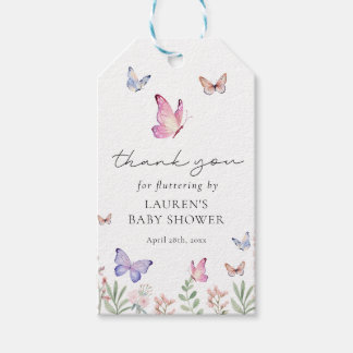 Favoriter för babykläder för vattenfärgsknapp presentetikett