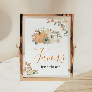 Favoriter för babykläder på hösten Blommigt Poster