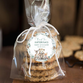 Favoriter för babyskor för Tack av matlagningsdjur Runt Klistermärke