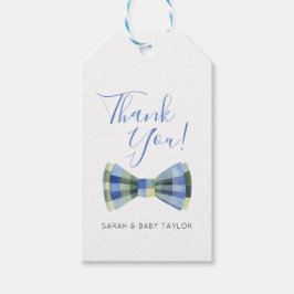 Favoriter för babyskor i tack presentetikett