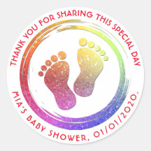 Favoriter för babyvisningsprogram för flicka-avtry