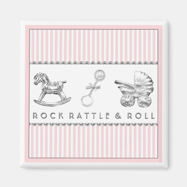 Favoriter för babyvisningsprogram magnet (Framsidan)