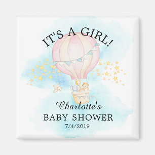 Favoriter för babyvy för baby djur Luftballong Magnet