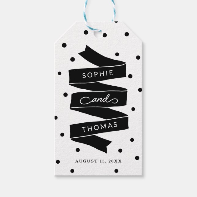 Favoriter för bänksbröllop presentetikett (Framsidan)