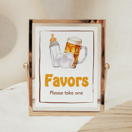 Favoriter för Beer Diaper Party Baby Shower Poster