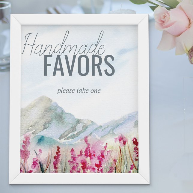 Favoriter för bergsfärgen Bröllop Poster (Skapare uppladdad)