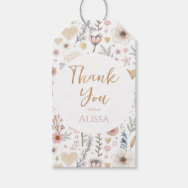 Favoriter för Blommigt för babykläder för Wildblom Presentetikett