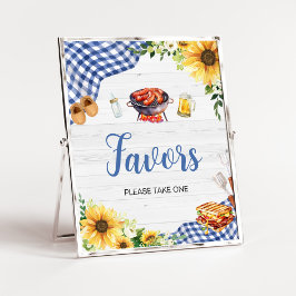 Favoriter för Blue Sunblomman BBQ Baby Shower Fave Poster