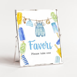 Favoriter för Boy Popsicle Baby Shower Poster